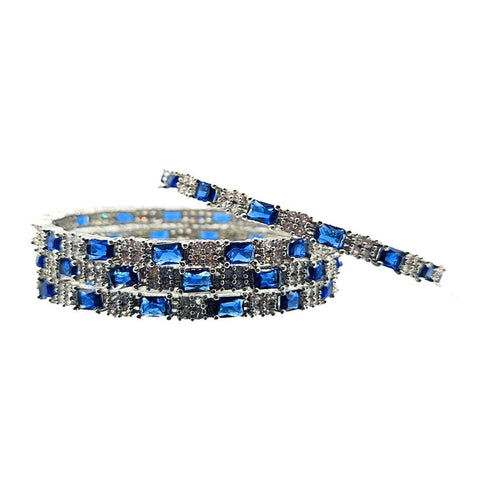 American Diamond Traditional Elegant Bangles - D88 - 4